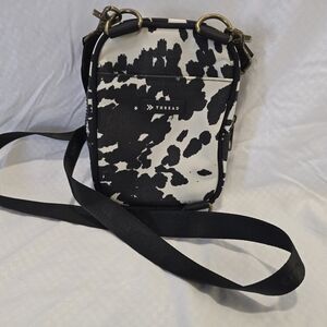 Black and White Women's Crossbody Bag